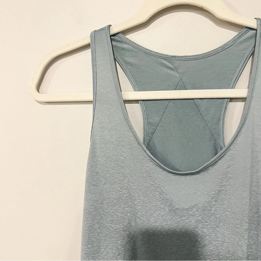 Lululemon Essential Tank Pleated in Blue Cast